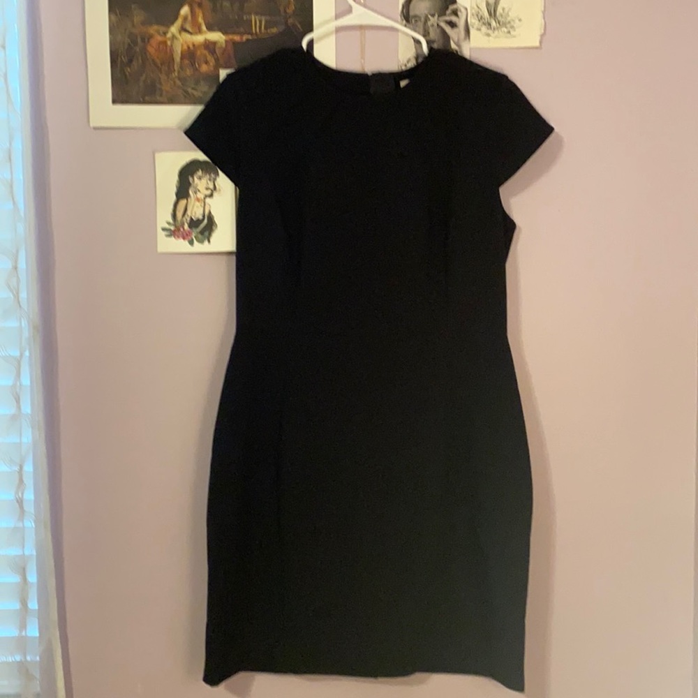 H&M Black Office Dress